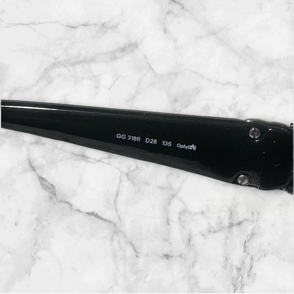 NWOT GUCCI 3186 Designer Eyeglass Frames w/ Box - Picture 6 of 6